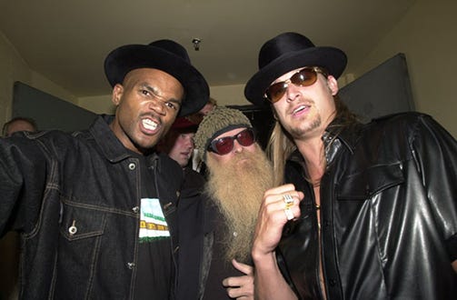 Run DMC, Billy Gibbons and Kid Rock - MTV20 "Live and Almost Legal", Aug. 2001