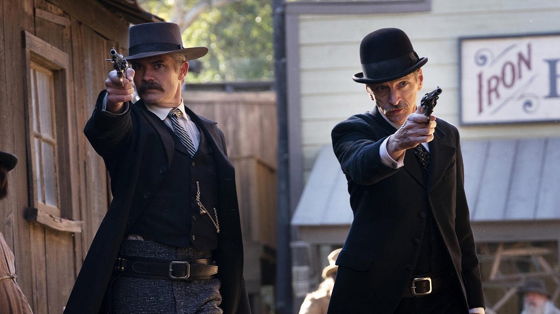 Timothy Olyphant and John Hawkes, Deadwood: The Movie