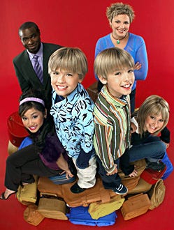The Suite Life of Zack & Cody - Dylan and Cole Sprouse with Phill Lewis, Kim Rhodes, Ashley Tisdale and Brenda Song