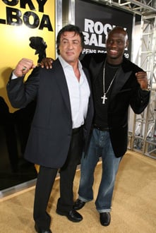 Sylvester Stallone and Antonio Tarver - The 'Rocky Balboa' premiere, December 13, 2006
