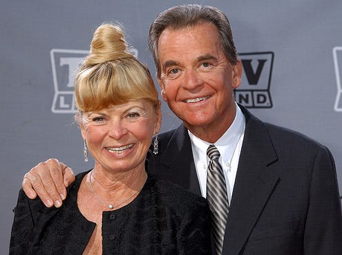 Dick Clark and wife Kari - TV Land Awards, Hollywood, March 2, 2003