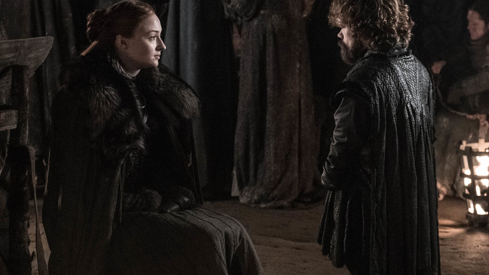 Sophie Turner and Peter Dinklage, Game of Thrones