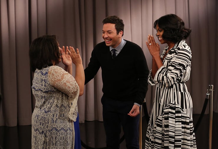 Guest, Jimmy Fallon and Michelle Obama, The Tonight Show