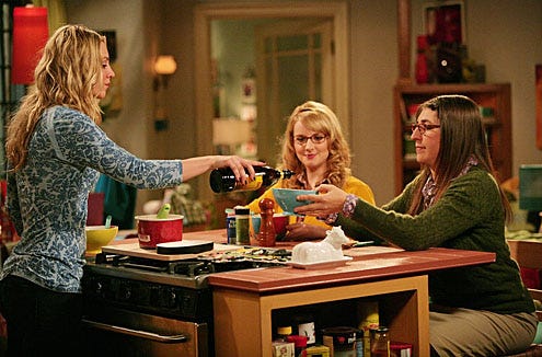"The Big Bang Theory" - Season 4 - "The Zarnecki Incursion" - Kaley Cuoco, Melissa Rauch, Mayim Bialik