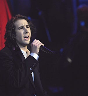The View - Singer Josh Groban performs - airdate 2/9/2007