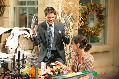 Parks and Recreation - Season 6 - "Recall Vote" - Rob Lowe and Aubrey Plaza