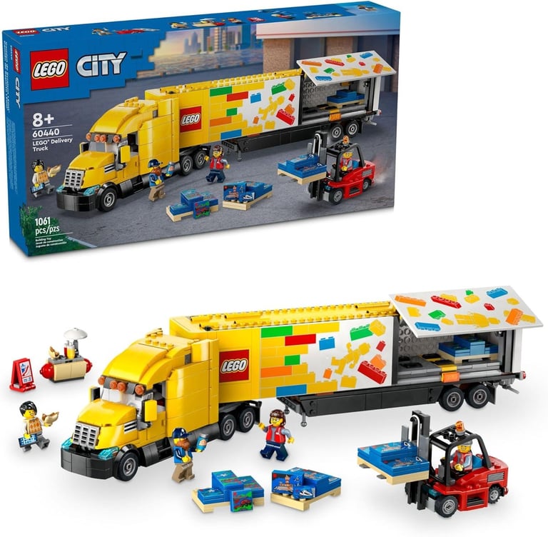 LEGO City Yellow Delivery Truck Toy