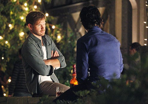 The Vampire Diaries - Season 3 - "The Birthday" - Matt Davis as Alaric and Ian Somerhalder as Damon