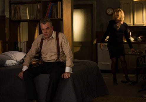 American Horror Story: Coven - "The Dead" - Danny Huston as The Axeman, Jessica Lange as Fiona