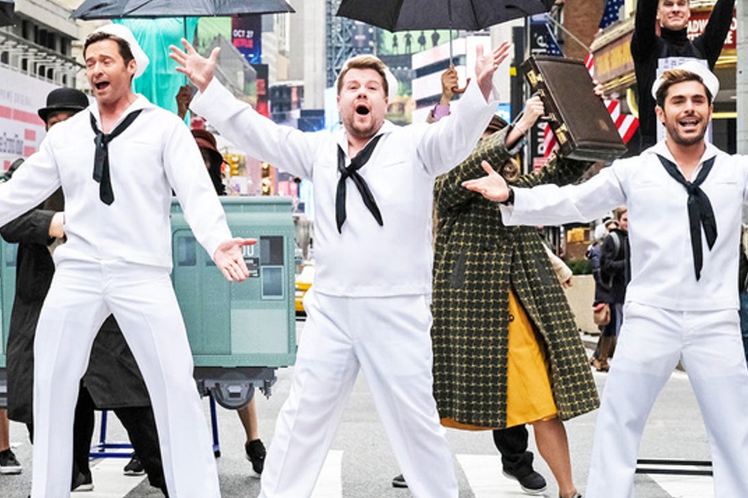 Things Almost Got Violent in James Corden's Latest Crosswalk: The Musical