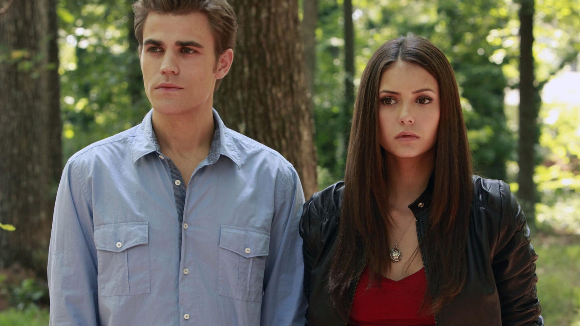 ​Paul Wesley and Nina Dobrev, The Vampire Diaries