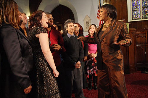 Clash of the Choirs - Celebrity Choir Master Patti LaBelle with her choir