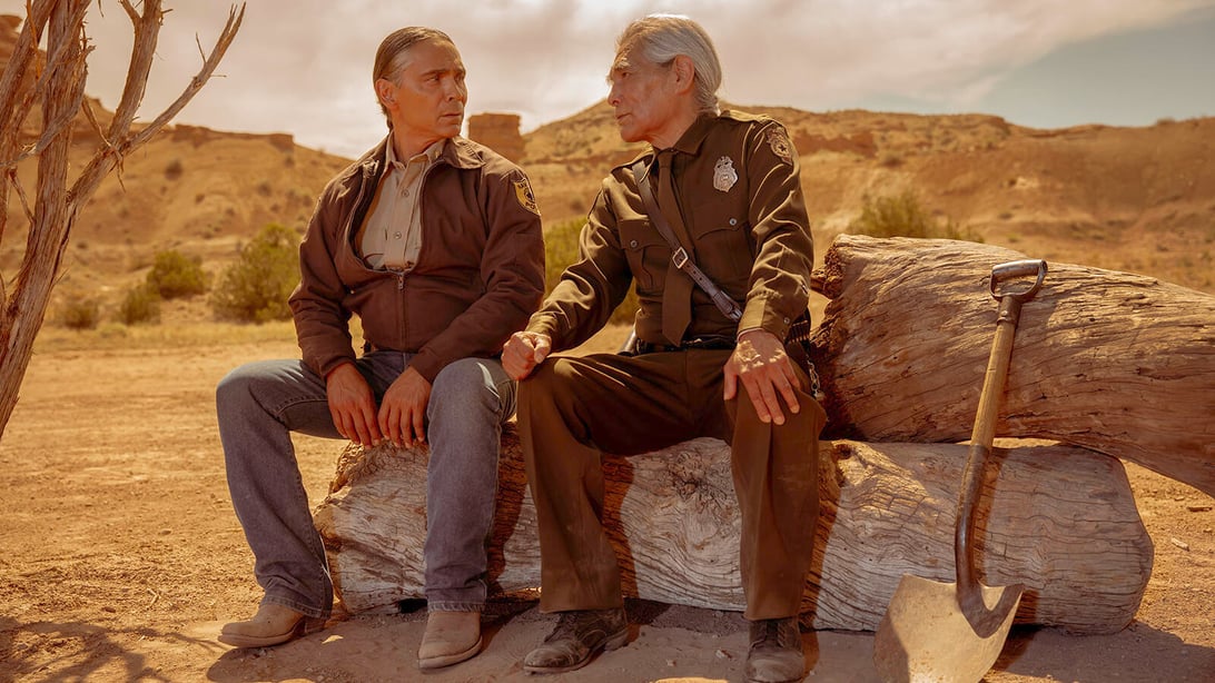 Zahn McClarnon and Joseph Runningfox, Dark Winds