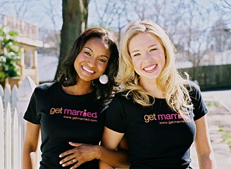 Get Married - Co-Hosts, Jessica Campbell and Jenn Hobby