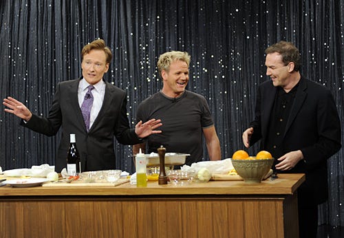 Late Night with Conan O'Brien - Conan O'Brien, Gordon Ramsey, Norm Macdonald - Feb. 10, 2009