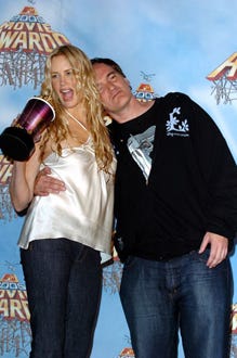 Daryl Hannah and Quentin Tarantino - MTV Movie Awards, June 2005