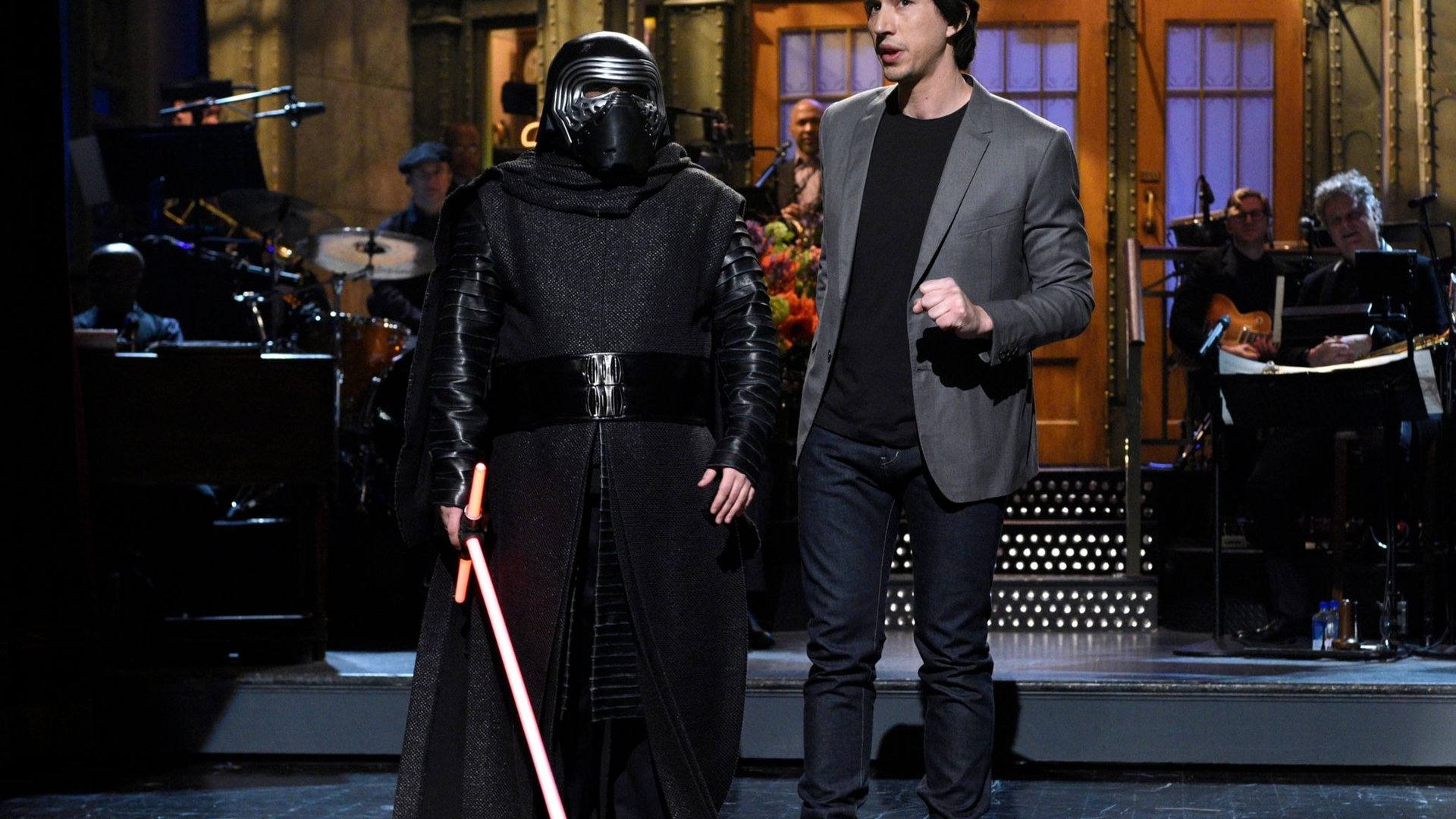 Bobby Moynihan and Adam Driver, SNL