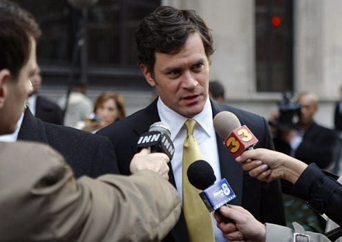 Law & Order - Season 19 - "The Drowned and the Saved" - Tom Everett Scott as Gov. Donald Shalvoy