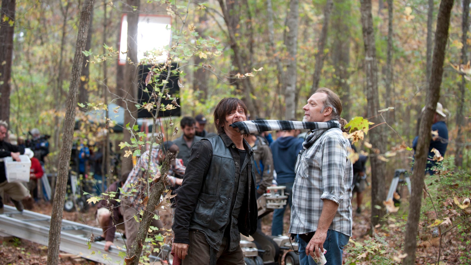 Norman Reedus and Greg Nicotero, The Walking Dead