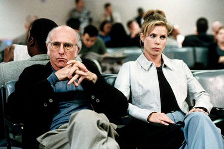 Curb Your Enthusiasm - Season 2 - "The Baptism" - Larry David and Cheryl Hines