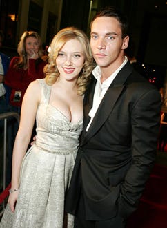 Scarlett Johansson and Jonathan Rhys-Meyers "Match Point" premiere, Dec. 2005