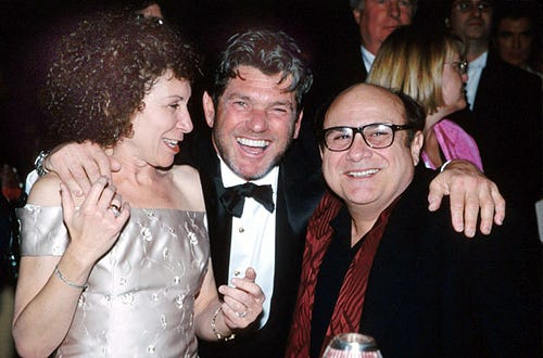 Rhea Perlman, Jan Wenner and Danny DeVito - 14th Annual Rock and Roll Hall of Fame Induction Ceremony