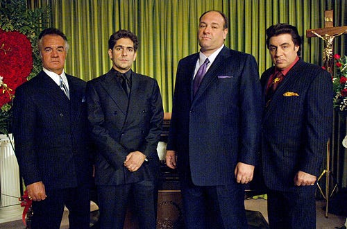 Sopranos - Tony Sirico, Michael Imperioli, James Gandolfini and Steven Van Zandt