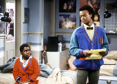 Diff'rent Strokes - Season Eight - "Willis Goes to College" - Gary Coleman as Arnold and Todd Bridges as Willis  - October 18, 1985