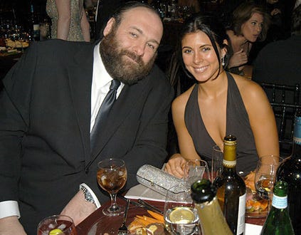 James Gandolfini and Jamie-Lynn Sigler - The 9th Annual Screen Actors Guild Awards, March 9, 2003