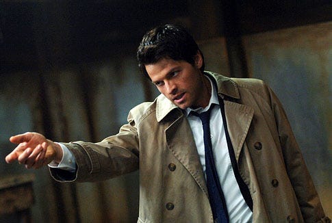 Supernatural - Season 4 - "On the Head of a Pin" - Misha Collins as Castiel