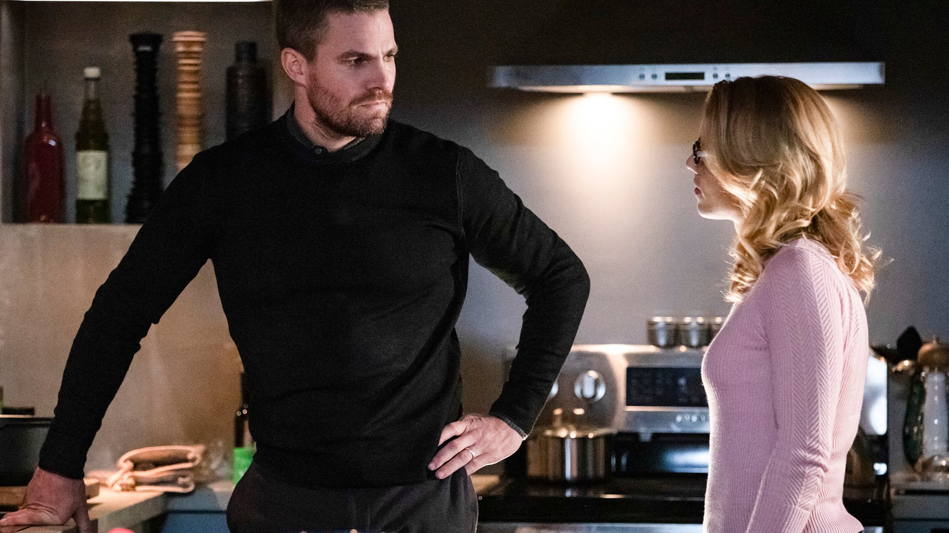 Stephen Amell and Emily Bett Rickards, Arrow