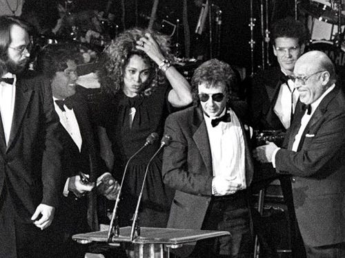 Tina Turner, Phill Spector, Ahmet Ertegun - 4th Annual Rock and Roll Hall of Fame Awards - Waldorf Hotel, New York, NY - Jan. 18, 1989