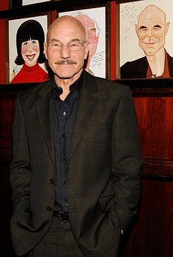 Patrick Stewart - The Macbeth broadway opening night after party in New York City, April 9, 2008