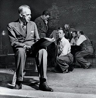 American Experience - "Eugene O'Neill" - Eugene O'Neill during rehearsals for The Iceman Cometh, 1946.