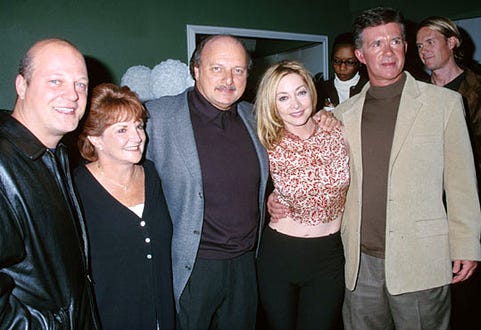 Michael Chiklis, Dennis Franz with Wife, Sharon Lawrence, & Alan Thicke - La Boca Restaurant Opening