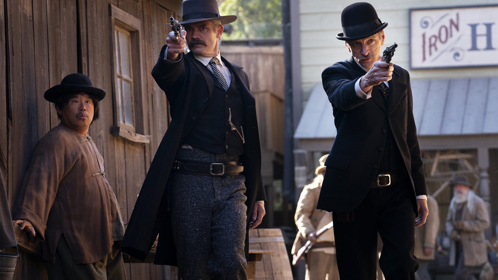 ​Timothy Olyphant and John Hawkes, Deadwood: The Movie