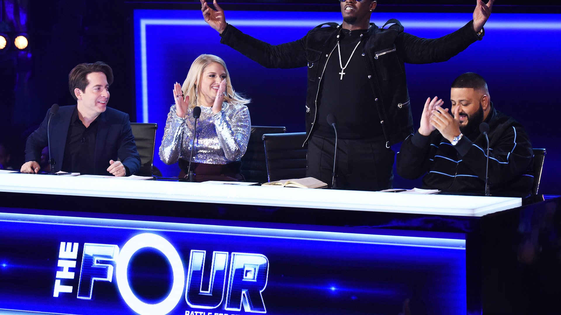 Charlie Walk, Meghan Trainor, Sean "Diddy" Combs and DJ Khaled, The Four: Battle for Stardom