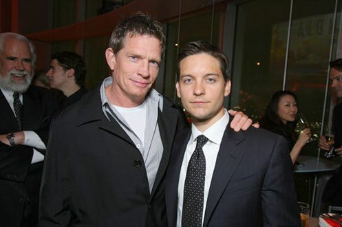 Thomas Haden Church and Tobey Maguire - premiere of "Spider-Man 3", April 2007