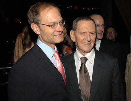 David Hyde Pierce and Tony Randall - The 2003 Tribeca Film Festival "Down With Love" after party in New York City, May 6, 2003