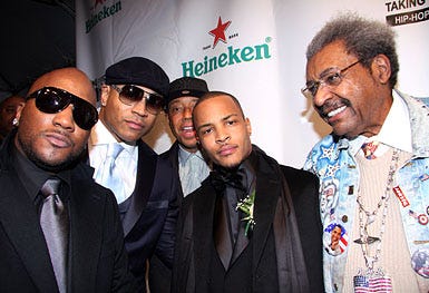 Young Jeezy, LL Cool J, Russell Simmons, T.I. and Don King - The Hip Hop Summit Action Network Inaugural Ball in Washington DC, January 19, 2009