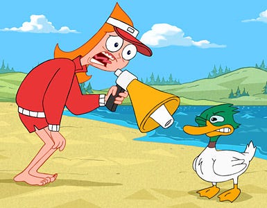 Phineas and Ferb - Season 2 - "The Lake Nose Monster, Parts 1 & 2" - Candace