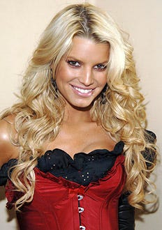 Jessica Simpson at the People's Choice Awards, January 10, 2006
