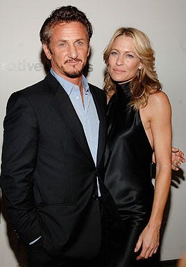 Sean Penn and Robin Wright Penn - The "What Just Happened' premiere in New York City, October 1, 2008