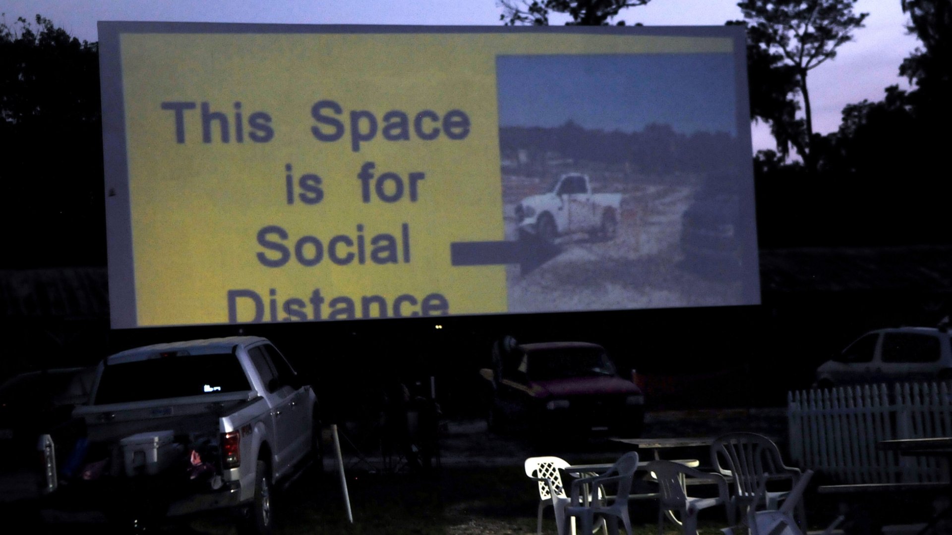 Drive-in movie theater
