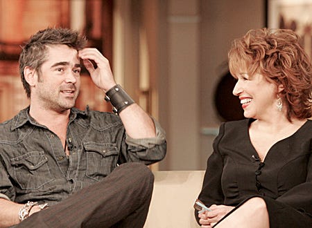 The View - Colin Farrell and Joy Behar
