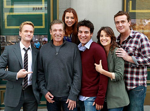 How I Met Your Mother - Season 6 - "Subway Wars" - Neil Patrick Harris, Maury Pauvich, Alyson Hannigan, Josh Radnor, Cobie Smulders, Jason Segel