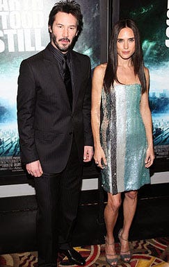 Keanu Reeves and Jennifer Connelly - "The Day The Earth Stood Still" New York City premiere, December 9, 2008