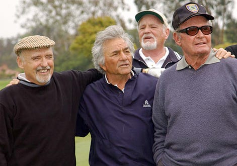 Dennis Hopper, Peter Falk & James Garner - The 3rd Annual Academy of Television Arts & Sciences Foundation Celebrity Golf Classic in Los Angeles, April 8, 2002