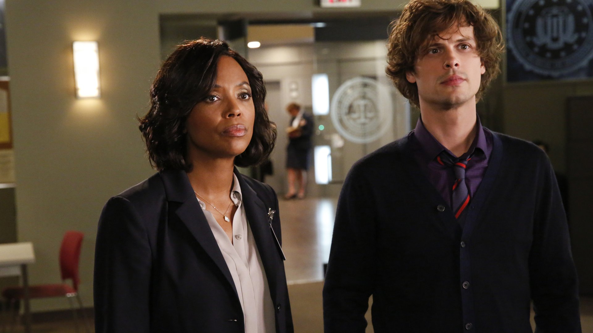 Aisha Tyler and Matthew Gray Gubler, Criminal Minds