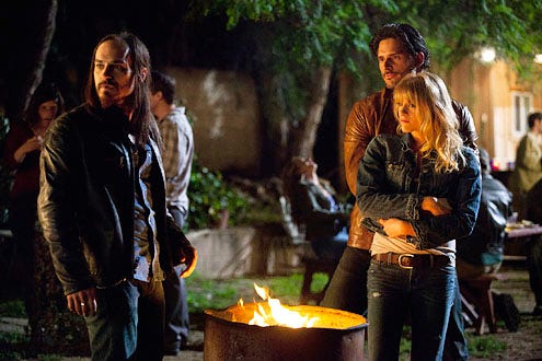 True Blood - Season 4 - "Spellbound" - Dan Buran, Joe Manganiello and Brit Morgan